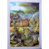 Wooden 12 Piece Zebras Puzzle Wooden 12 Piece Zebras Puzzle